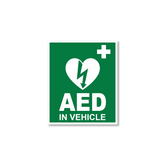 Aero Healthcare CARDIACT AED In Vehicle Window Sticker 10 x 12cm